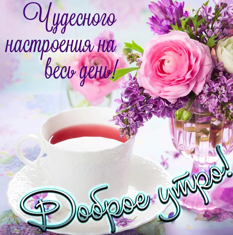 Желаю вам утра, наполненного миром, счастьем и удачей.