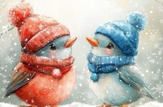 Зимняя открытка "С Новым Годом"